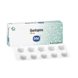 QUETIAPINA 100 MG 30 TABLETAS RECUBIERTAS MK