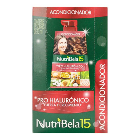NUTRIBELA 15 ACONDICIONADOR PROHIALURONICO 15 ML 12 SOBRES
