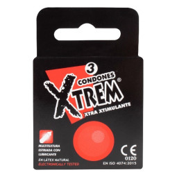 PRESERVATIVO XTREME XTRA XTIMULANTE 3 UNIDADES