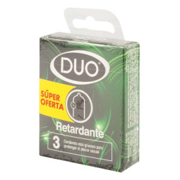 PRESERVATIVO SANAMED DUO RETARDANTE 3 UNIDADES