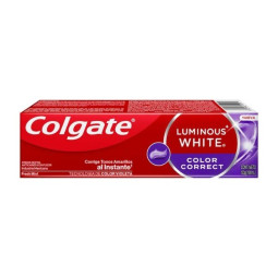 COLGATE CREMA LUMINOUS WHITE COLOR CORRECT  87 G