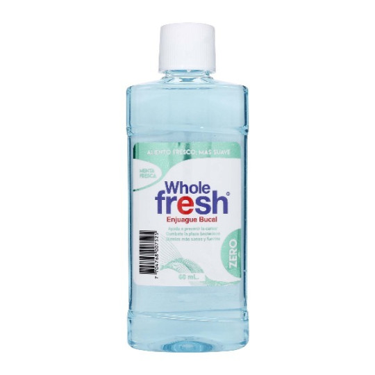WHOLE FRESH ENJUAGUE BUCAL ZERO 60 ML