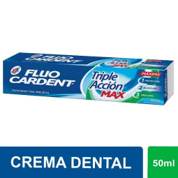 FLUO CARDENT CREMA TRIPLE ACCION MAX 50 ML