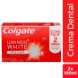 COLGATE CREMA LUMINOUS WHITE BRILLIANT 2 UNIDADES 75 ML