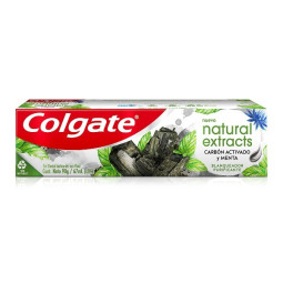 COLGATE GEL NATURAL EXTRACTS CARBON Y MENTA 90 G
