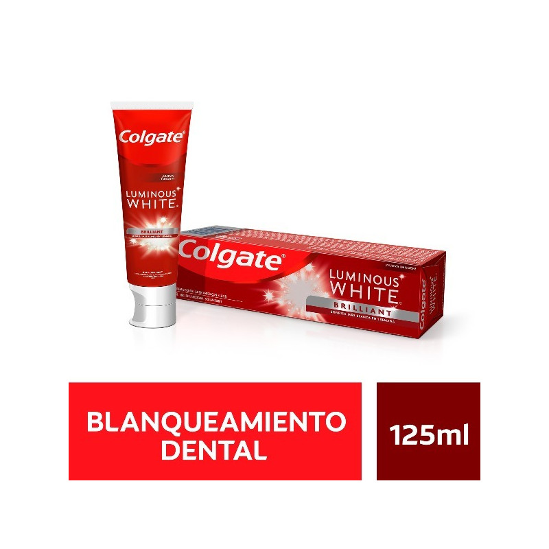 COLGATE CREMA LUMINOUS WHITE 125 ML