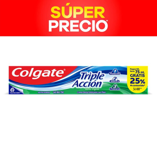 COLGATE CREMA TRIPLE ACCION 60 ML