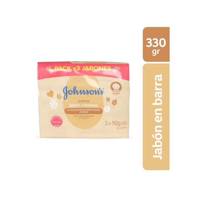 JABON JOHNSONS BABY AVENA 110 G