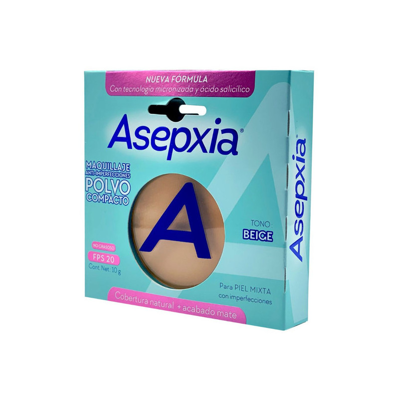 ASEPXIA POLVO COMPACTO BB FPS20 BEIGE MATE 10 G