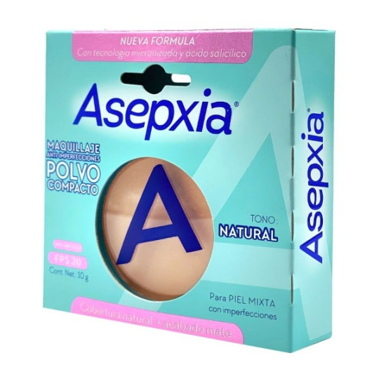 ASEPXIA POLVO COMPACTO BB FPS20 NATURAL 10 G