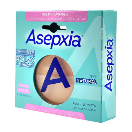 ASEPXIA POLVO COMPACTO BB FPS20 NATURAL 10 G