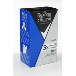 REXONA DESODORANTE CREMA CLINICAL CLEAN MEN 48 G