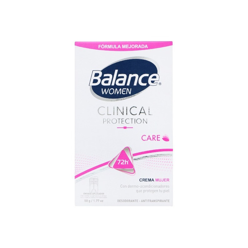 BALANCE WOMEN DESODORANTE CREMA CLINICAL CARE 50 G