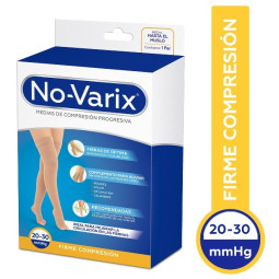 NOVARIX MEDIAS DE COMPRESION 15-20MMHG MUJER TALLA L COLOR BEIGE