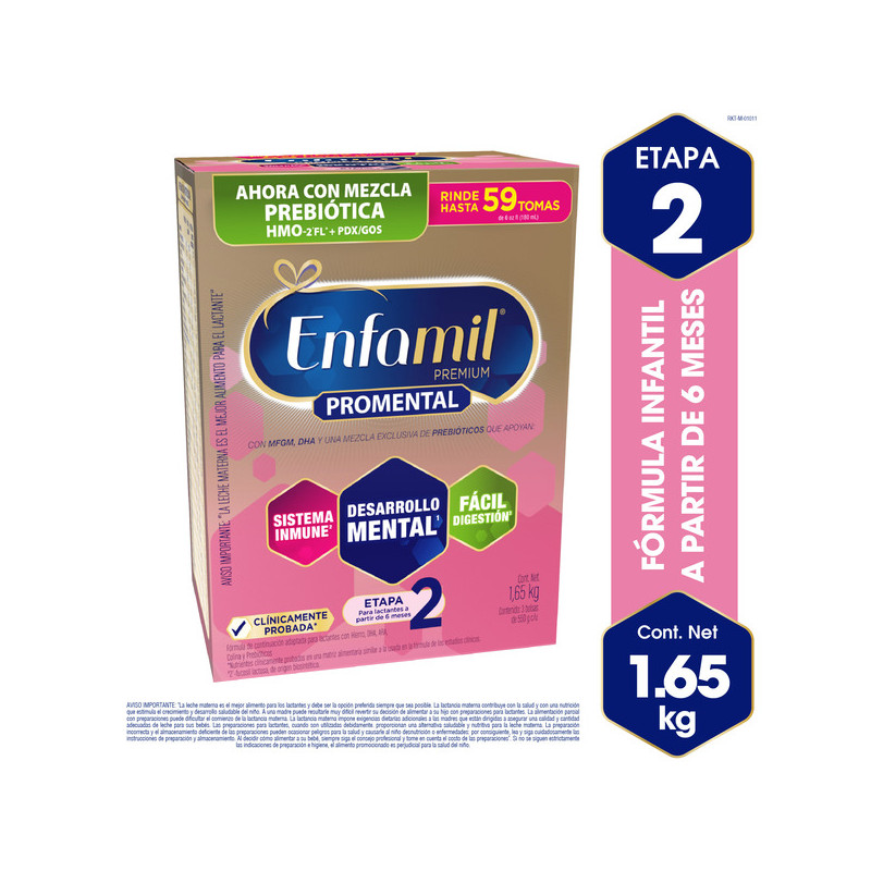 ENFAMIL PREMIUM PROMENTAL 2 CAJA 1650 G