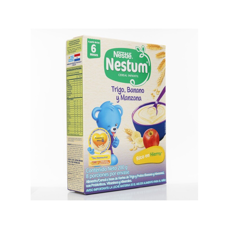 NESTUM +6 MESES TRIGO FRUTAS 200 G