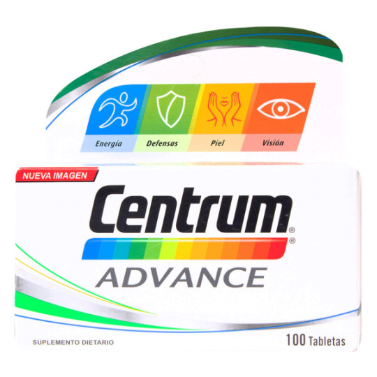 CENTRUM ADVANCE ADULTO 100 TABLETAS
