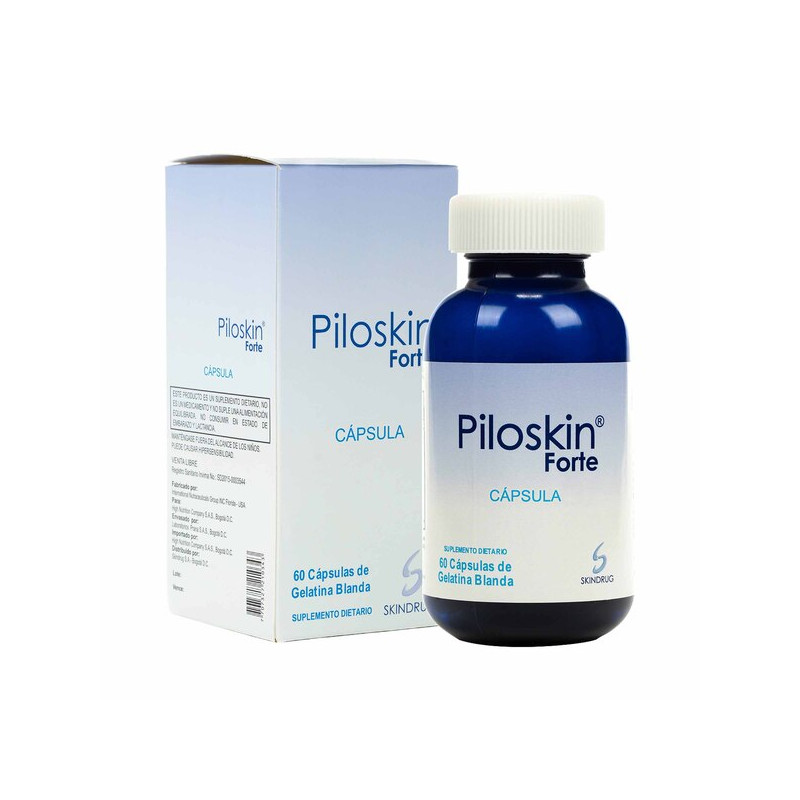 PILOSKIN FORTE BIOTINA 60 CAPSULAS