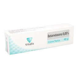 BETAMETASONA CREMA TOPICA 0.05% 40 G VITALIS