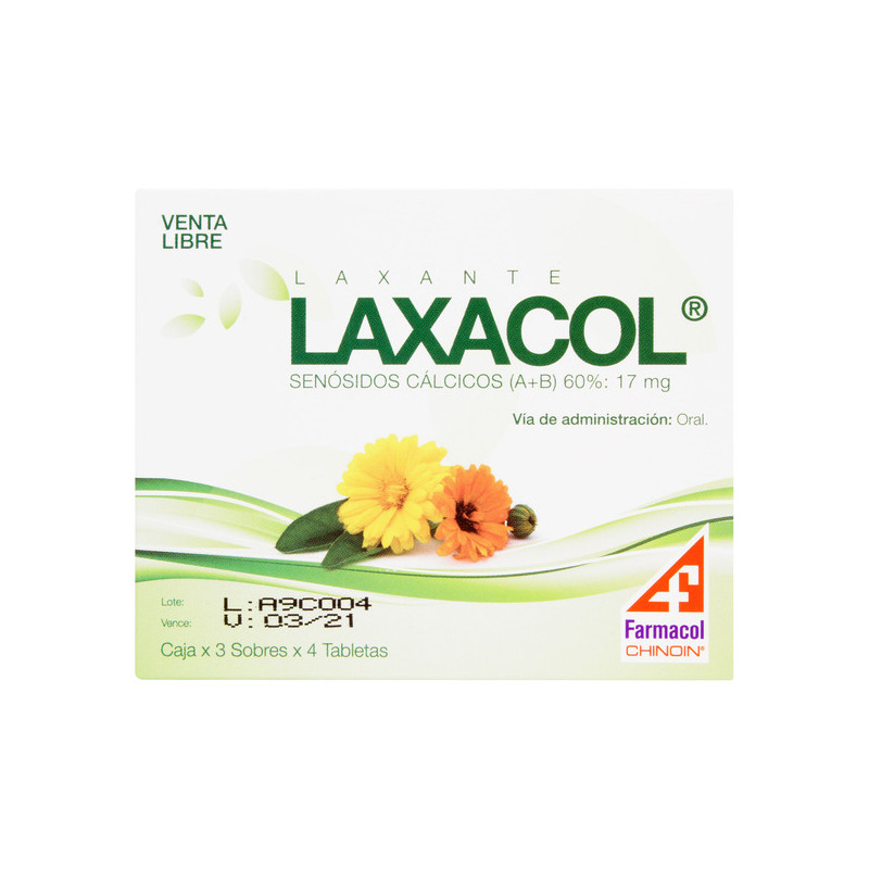 LAXACOL 3 SOBRES 4 TABLETAS                       