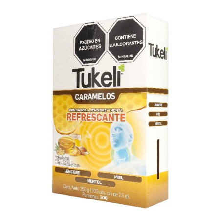 TUKELI CARAMELOS REFRESCANTES 100 UNIDADES