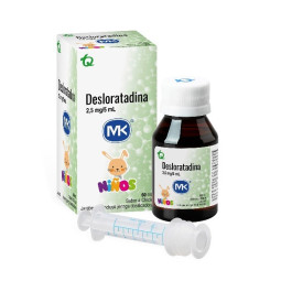 DESLORATADINA JARABE 2,5MG/5ML 60 ML MK