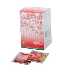 SUERO ORAL SOLHIDREX FRESA 30 SOBRES LABINCO
