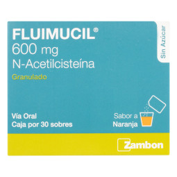 FLUIMUCIL 600 MG SIN AZUCAR 30 SOBRES