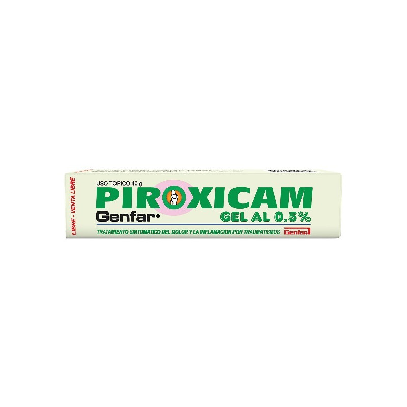 PIROXICAM GEL 0.5% TOPICO 40 G GENFAR