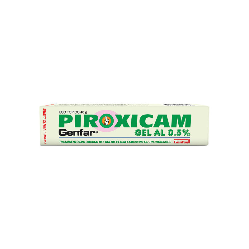 PIROXICAM GEL 0.5% TOPICO 40 G GENFAR