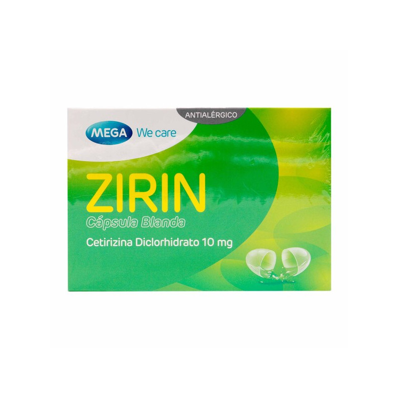 ZIRIN 10 MG 50 CAPSULAS BLANDAS
