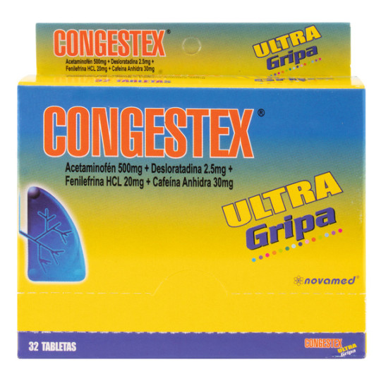 CONGESTEX ULTRA GRIPA 32 TABLETAS