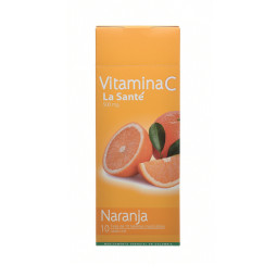 VITAMINA C 500MG NARANJA 100 TABLETAS MASTICABLES LA SANTE