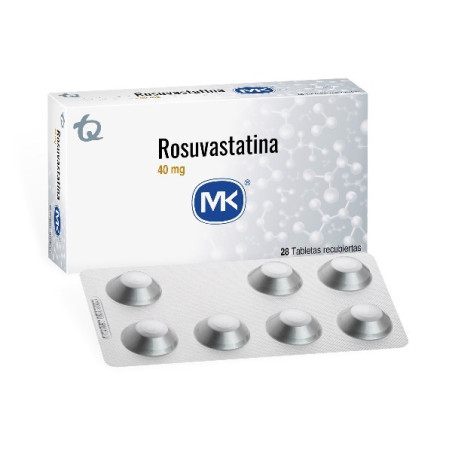 ROSUVASTATINA 40 MG 28 TABLETAS RECUBIERTAS MK