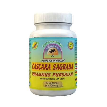 CASCARA SAGRADA 100 CAPSULAS EL MANA