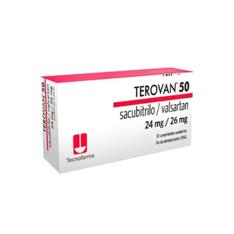 TEROVAN 50 24MG/26MG 30 TABLETAS