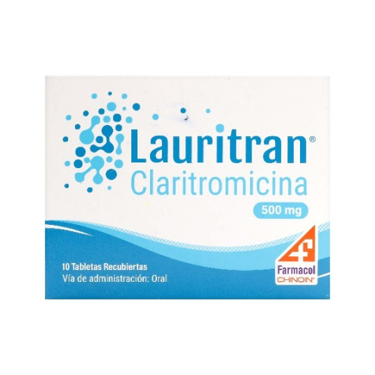 LAURITRAN 500 MG 10 TABLETAS RECUBIERTAS
