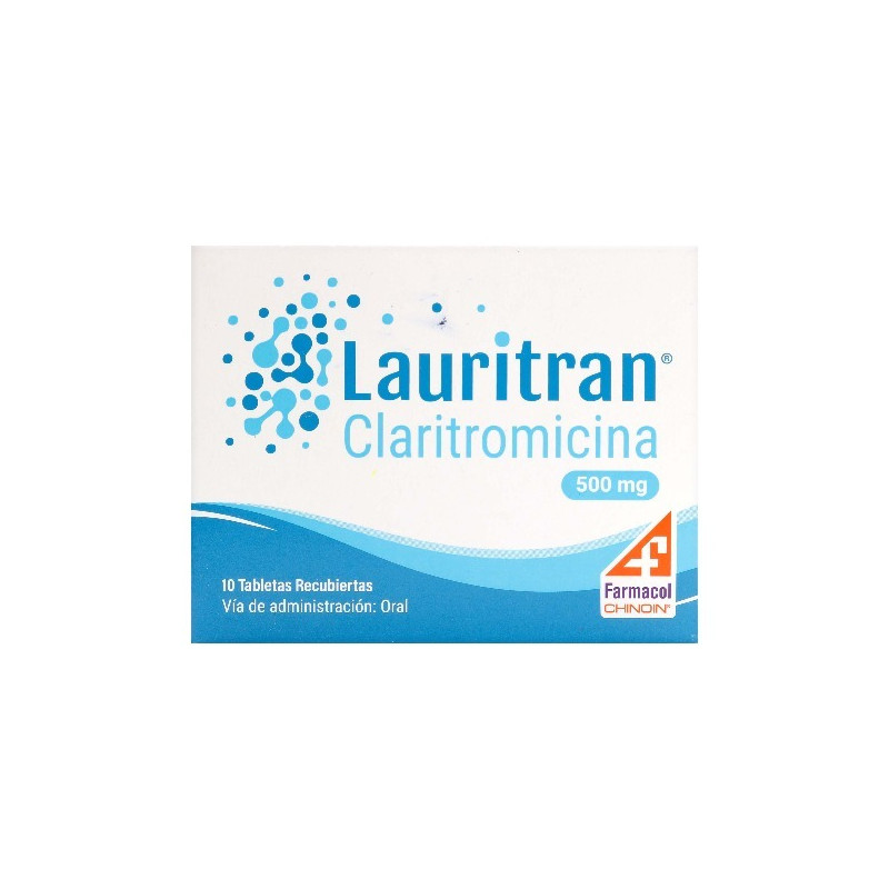 LAURITRAN 500 MG 10 TABLETAS RECUBIERTAS