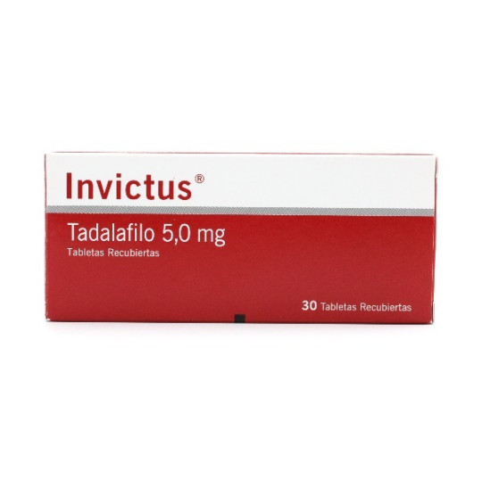 INVICTUS 5 MG 30 TABLETAS RECUBIERTAS