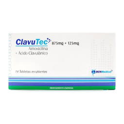 CLAVUTEC 875/125MG 14 TABLETAS RECUBIERTAS