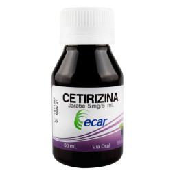 CETIRIZINA JARABE 5MG/5ML 60 ML ECAR