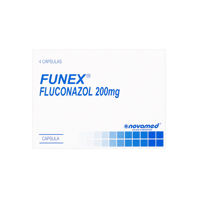 FUNEX 200 MG 4 CAPSULAS