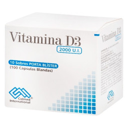 VITAMINA D3 2000 U.I 100 CAPSULAS BLANDAS COLMED