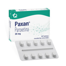 PAXAN 20 MG 10 TABLETAS RECUBIERTAS