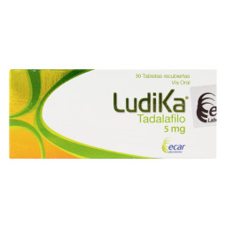 LUDIKA 5 MG 30 TABLETAS RECUBIERTAS
