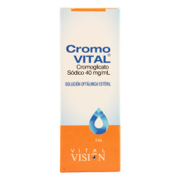 CROMOVITAL SOLUCION OFTALMICA 5 ML