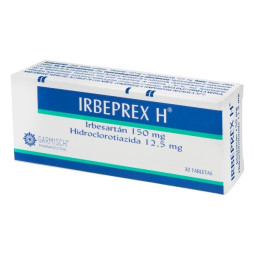 IRBEPREX H 150/12.5MG 30 TABLETAS