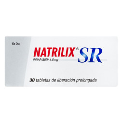 NATRILIX SR 1,5 MG 30 TABLETAS DE LIBERACION PROLONGADA