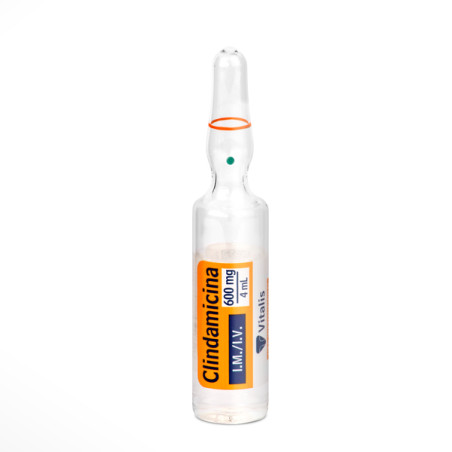 CLINDAMICINA 600MG/4ML 10 AMPOLLAS VITALIS