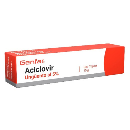 ACICLOVIR UNGUENTO 5% 15 G GENFAR